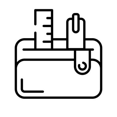 Kalem durumu vektör tasarımı, simge kullanmaya hazır, beyaz arkaplanda izole edilmiş