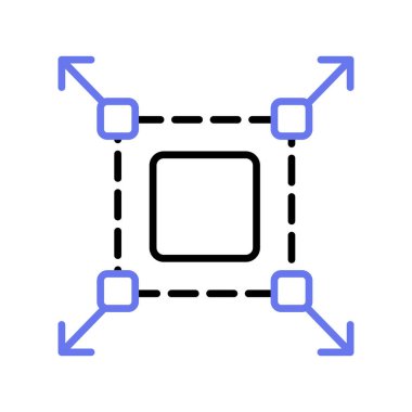 Resmin bu yaratıcı tasarım vektörünü modern şekilde yeniden boyutlandır