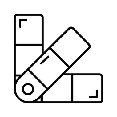 Renk örneklerinin modern vektör tasarımı, sanat için seçilecek renk şeması