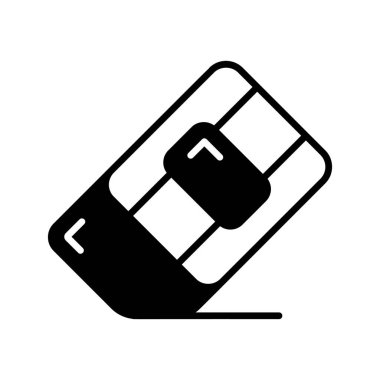 Modern silgi simgesi, modaya uygun düzenlenebilir biçim vektörü