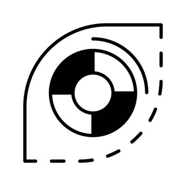 Renk paletinin bu güzel dizayn edilmiş simgesini moda biçiminde işaretleyin