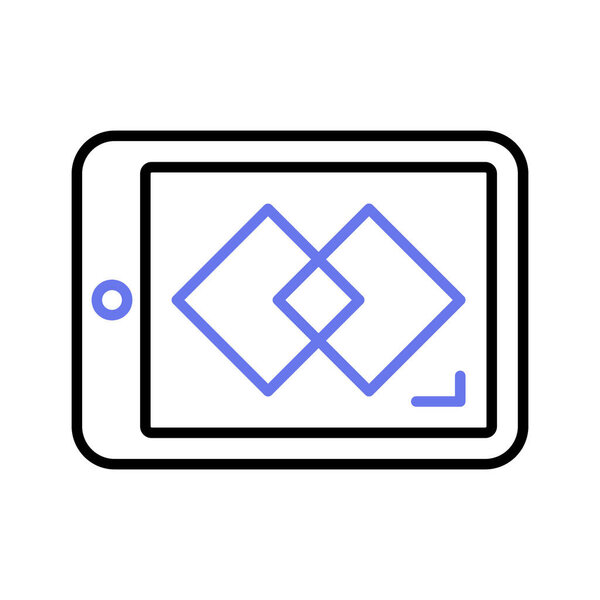 Модный вектор цифрового искусства в современном стиле, готовый к использованию вектор