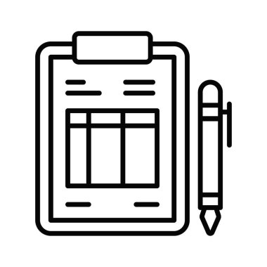 Kargo teslimatı fatura vektör tasarımı, kargo faturasının moda simgesi