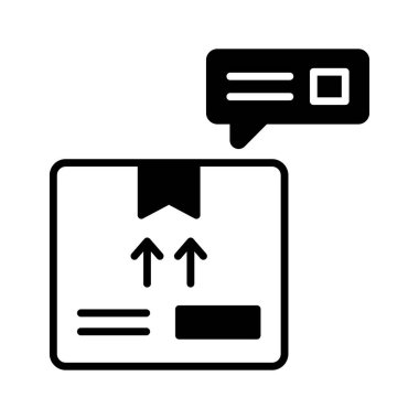 Sıralama karşılama, paket teslim vektör tasarımı konsept simgesi ile mukavva