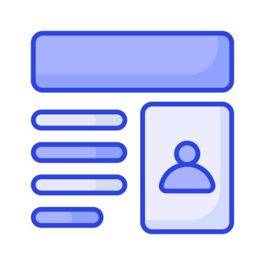 Bu güzel tasarlanmış web sitesine bir göz atın. Kablo çerçeveleme, düzen, şablon simgesi