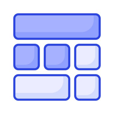 Bu güzel tasarlanmış web sitesine bir göz atın. Kablo çerçeveleme, düzen, şablon simgesi