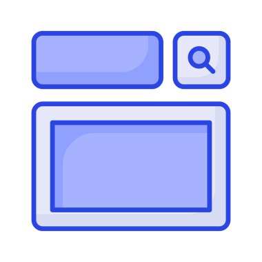 Bu güzel tasarlanmış web sitesine bir göz atın. Kablo çerçeveleme, düzen, şablon simgesi