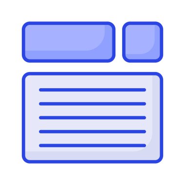 Bu güzel tasarlanmış web sitesine bir göz atın. Kablo çerçeveleme, düzen, şablon simgesi