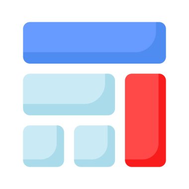 Bu güzel tasarlanmış web sitesine bir göz atın. Kablo çerçeveleme, düzen, şablon simgesi