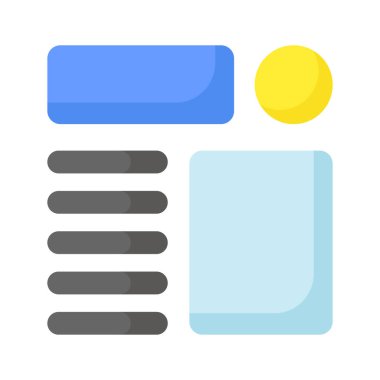 Bu güzel tasarlanmış web sitesine bir göz atın. Kablo çerçeveleme, düzen, şablon simgesi