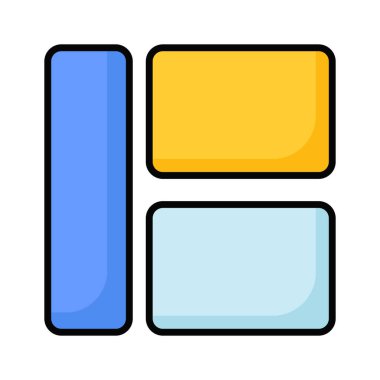 Bu güzel tasarlanmış web sitesine bir göz atın. Kablo çerçeveleme, düzen, şablon simgesi