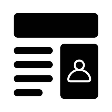 Bu güzel tasarlanmış web sitesine bir göz atın. Kablo çerçeveleme, düzen, şablon simgesi