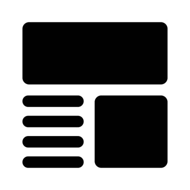 Bu güzel tasarlanmış web sitesine bir göz atın. Kablo çerçeveleme, düzen, şablon simgesi