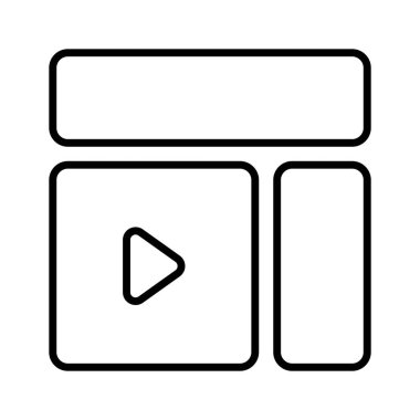 Bu güzel tasarlanmış web sitesine bir göz atın. Kablo çerçeveleme, düzen, şablon simgesi