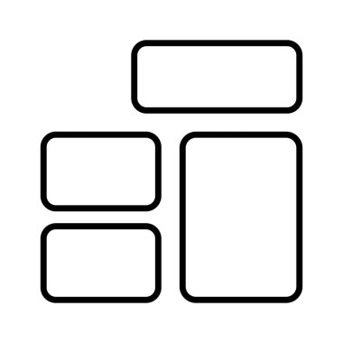 Bu güzel tasarlanmış web sitesine bir göz atın. Kablo çerçeveleme, düzen, şablon simgesi