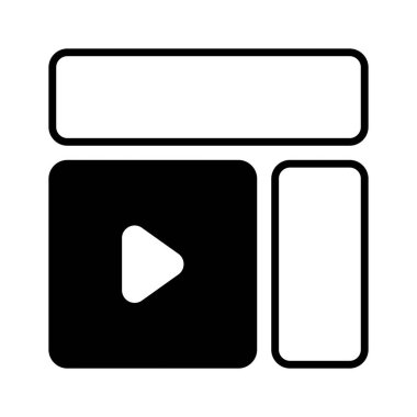 Bu güzel tasarlanmış web sitesine bir göz atın. Kablo çerçeveleme, düzen, şablon simgesi