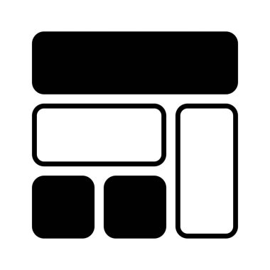 Bu güzel tasarlanmış web sitesine bir göz atın. Kablo çerçeveleme, düzen, şablon simgesi