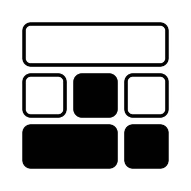 Bu güzel tasarlanmış web sitesine bir göz atın. Kablo çerçeveleme, düzen, şablon simgesi