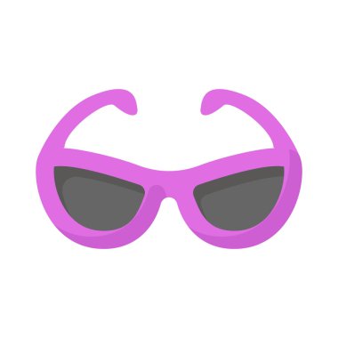 Güneş gözlüğü vektör tasarımı, plaj aksesuarları vektör tasarımı