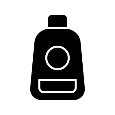 Güneş kreminin modern stil ve premium simgesinde inanılmaz bir vektör tasarımı