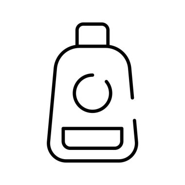 Güneş kreminin modern stil ve premium simgesinde inanılmaz bir vektör tasarımı