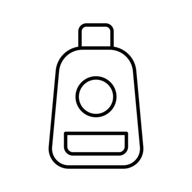 Güneş kreminin modern stil ve premium simgesinde inanılmaz bir vektör tasarımı