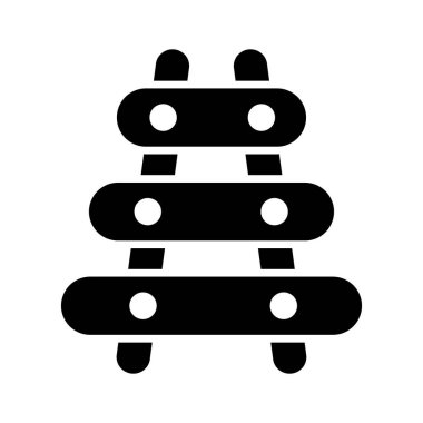 Perküsyon müzik aleti, ksilofonun modern tasarımı, malimba ikonu