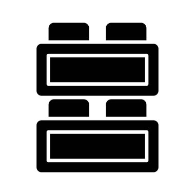 Take a look at this amazing icon of kids blocks, kids plaything vector