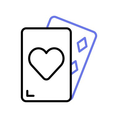 Bu güzel dizayn edilmiş iskambil kağıdını moda tarzında işaretleyin