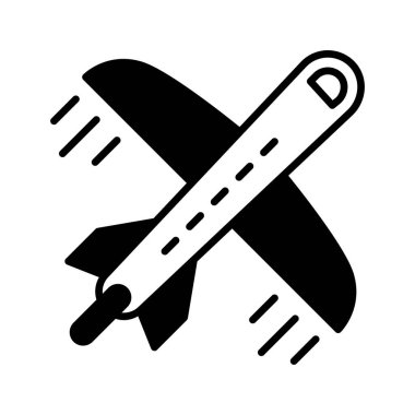 Toy airplane vector design, download this premium icon of flight