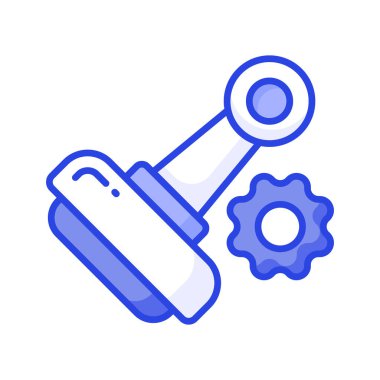 Moda tarzında belirgin bir izlenim veya kalite, kauçuk damga vektör tasarımı