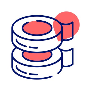 Adhesive tape vector design, isolated on white background, ready to use in website and mobile apps