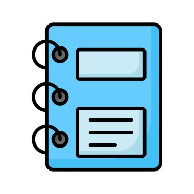 Bir dizüstü bilgisayar tasarımı, modada not defterinin görsel olarak çekici bir vektörü