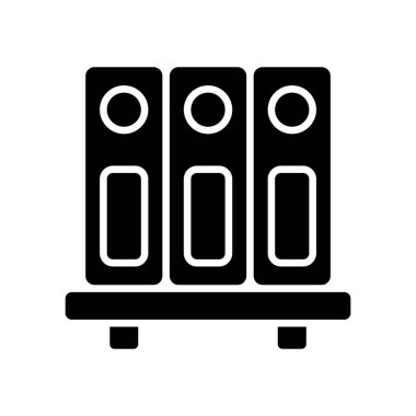 Dosya dizinlerinin iyi dizayn edilmiş simgesi, belge arşivlerinin premium vektörü, klasörler vektör tasarımı