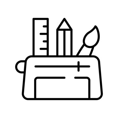 Kalem durumu vektör tasarımı, simge kullanmaya hazır, beyaz arkaplanda izole edilmiş