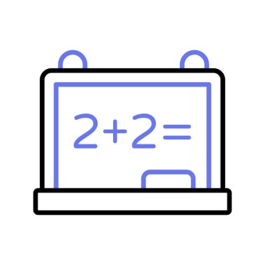 Modern stil, matematik ve hesaplamalarda okul yönetiminin inanılmaz bir simgesi.