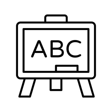 Tahta alfabesi, sınıf tahtası, okul yönetim kurulu, İngilizce sınıfı.