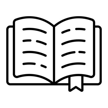 Beyaz arkaplanda izole edilmiş bu şaşırtıcı kitap simgesini indir