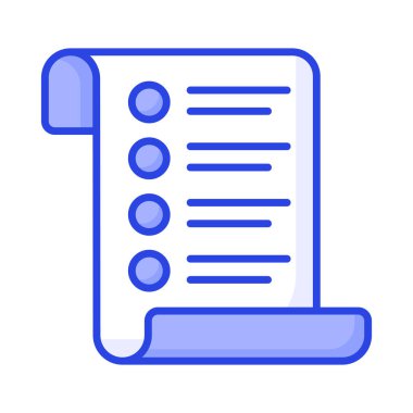 Alışveriş listesi vektör tasarımı, kullanımı ve indirmesi kolay