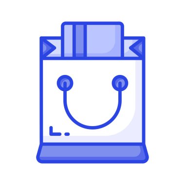 Çevrimiçi ödemeli alışveriş torbası. Kablosuz olarak elektronik cüzdanla ödeme yapın.