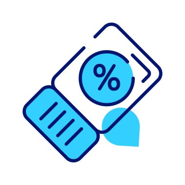 İndirim ve tanıtım etiketi tasarımı, alışveriş kuponu sembolü, özel teklif işareti