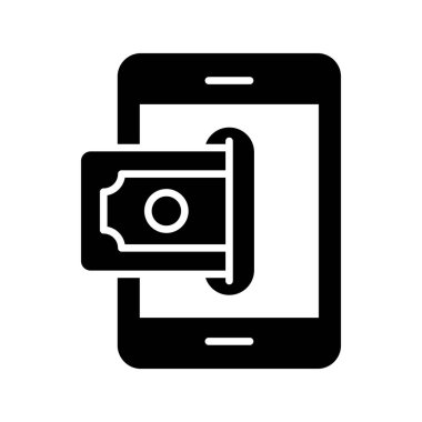 Çevrimiçi ödemeli akıllı telefon. Kablosuz olarak elektronik cüzdanla ödeme yapın.