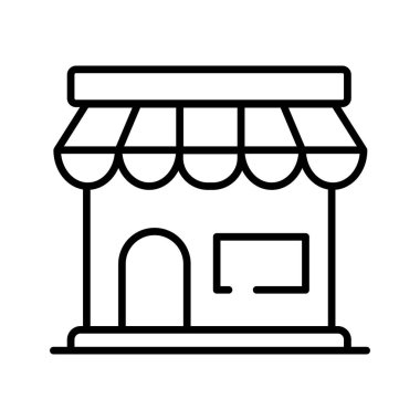 Store icon vector, editable vector of shop