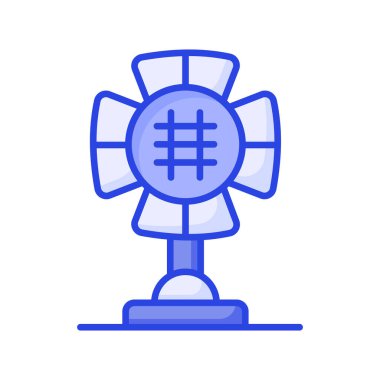 An icon of studio light in trendy design style, spotlight vector design