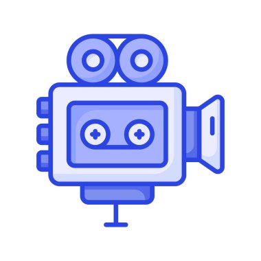 Vintage camera vector design isolated on white background