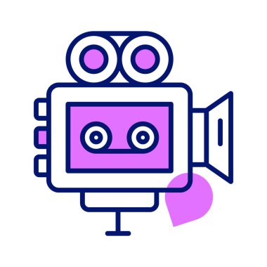 Vintage camera vector design isolated on white background