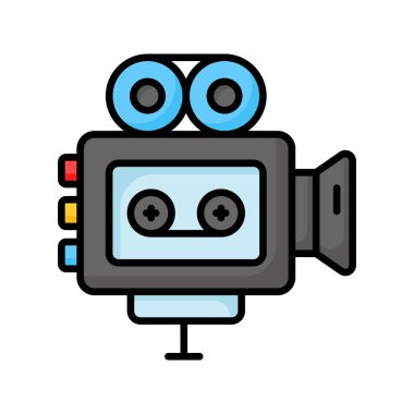 Vintage camera vector design isolated on white background