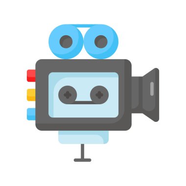 Vintage camera vector design isolated on white background