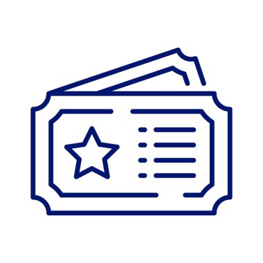 Biletlerin bu güzel tasarlanmış vektörünü modern tarzda işaretleyin