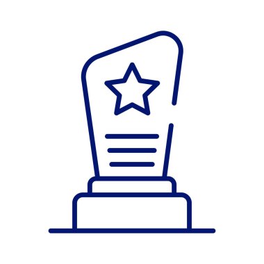 Star shield award vector design, film award, pride of performance